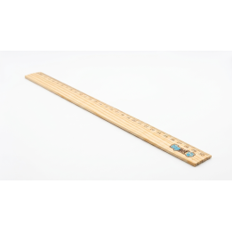 Dřevěné pravítko Tlapnet | Pravítko 30 cm se stupnicí
